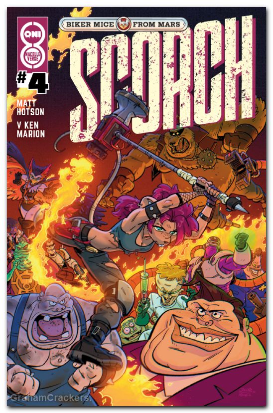 Biker Mice From Mars Scorch #4 (2026) cover b perez variant