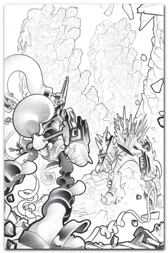 Faceless And The Family Maze Of The Mechanical Aliens #2 (2026) cover c lesniewski b&w variant