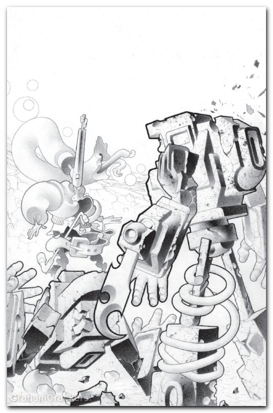 Faceless And The Family Maze Of The Mechanical Aliens #3 (2026) cover c lesniewski variant
