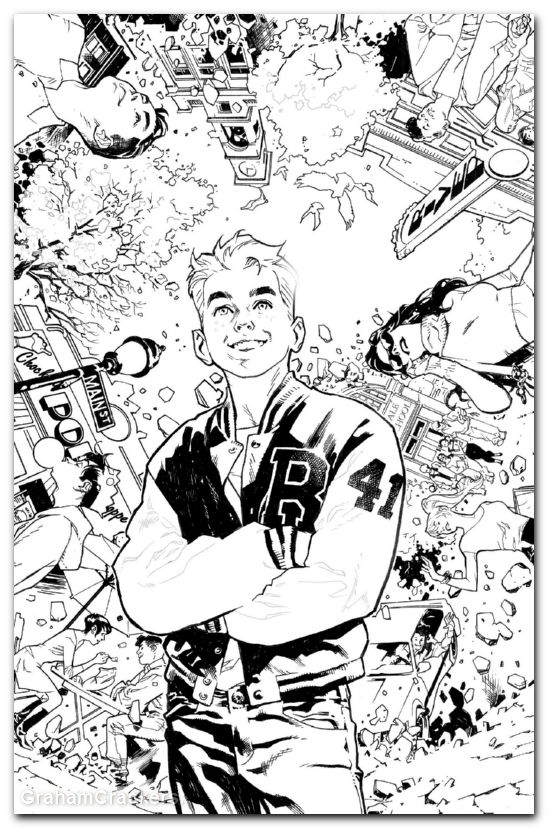 Archie #1 (2026) cover l immonen b&w variant