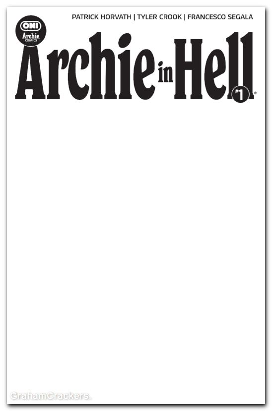 Archie In Hell #1 (2026) cover e blank sketch variant
