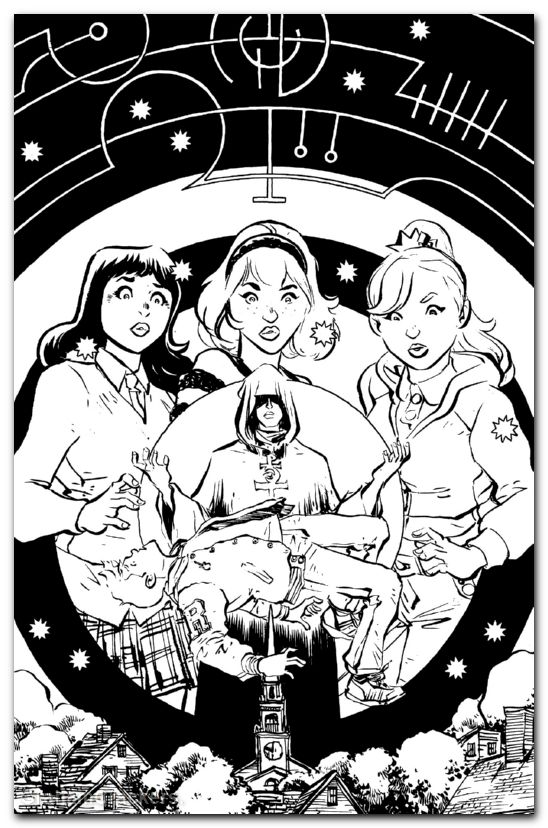 Archie In Hell #1 (2026) cover l lonergan b&w variant