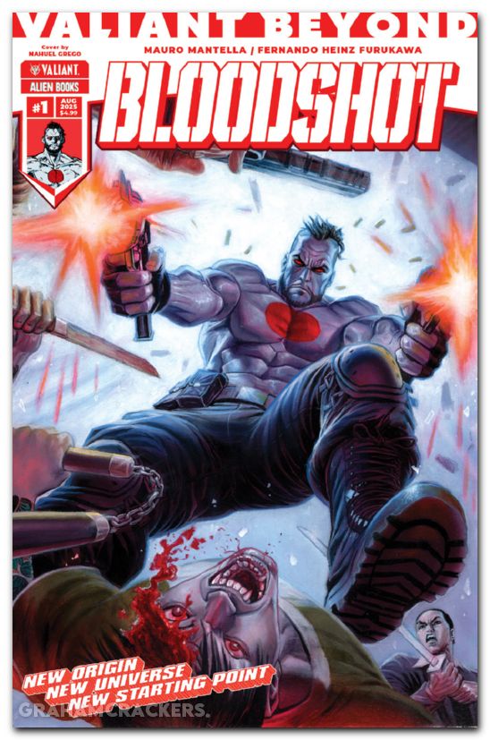 Valiant Beyond Bloodshot #1 (2025) cover b grego wraparound variant