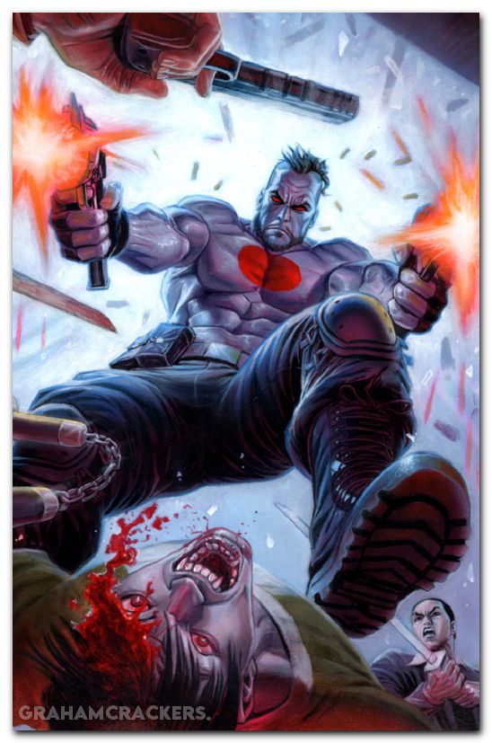 Valiant Beyond Bloodshot #1 (2025) cover f grego wraparound virgin variant