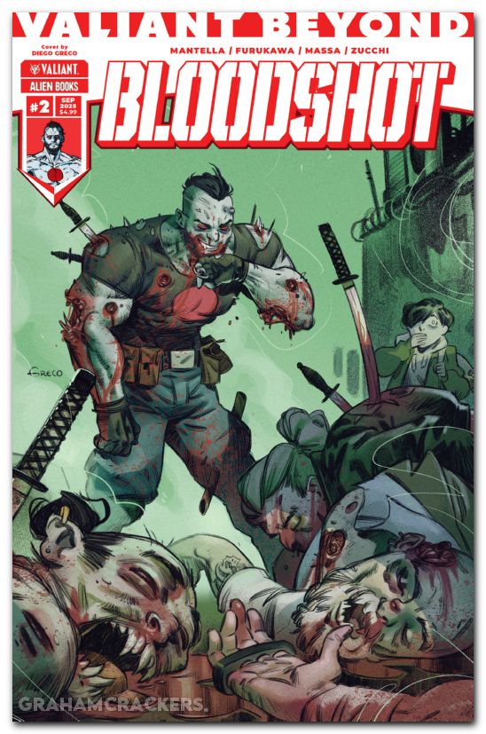 Valiant Beyond Bloodshot #2 (2025) cover c greco variant