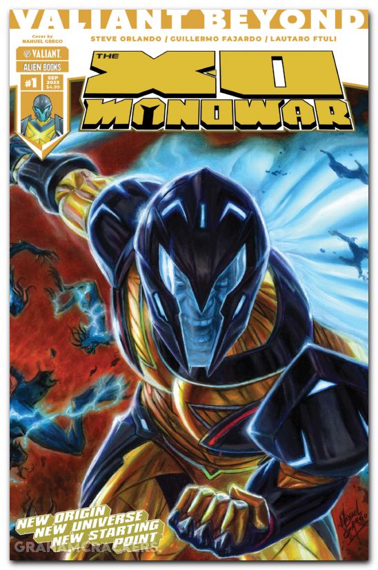Valiant Beyond The X-O Manowar #1 (2025) cover b grego wraparound variant