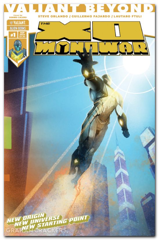 Valiant Beyond The X-O Manowar #1 (2025) cover c calero connecting variant