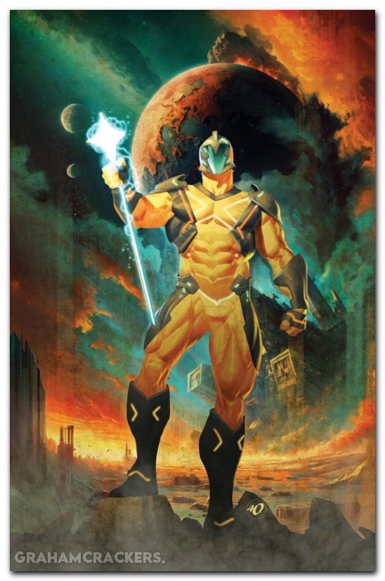 Valiant Beyond The X-O Manowar #1 (2025) cover e olivetti virgin variant