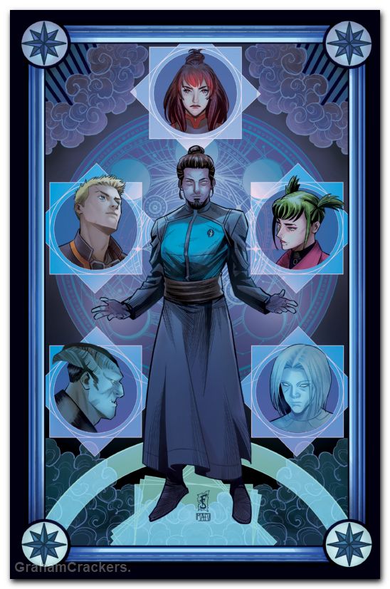 Valiant Beyond All-New Harbinger #8 (2025) cover b sabbatini tarot card variant