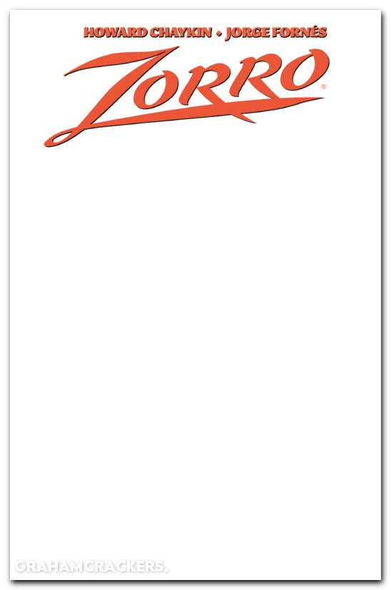 Zorro #1 (2026) cover e blank variant