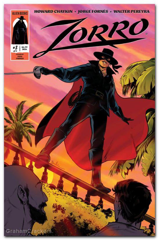 Zorro #3 (2026) cover b parker variant