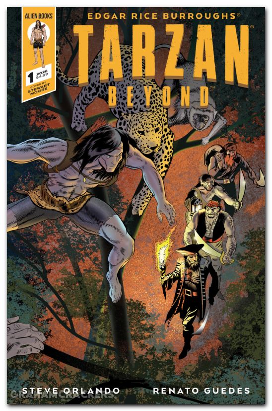 Tarzan Beyond #1 (2026) cover c moore wraparound variant