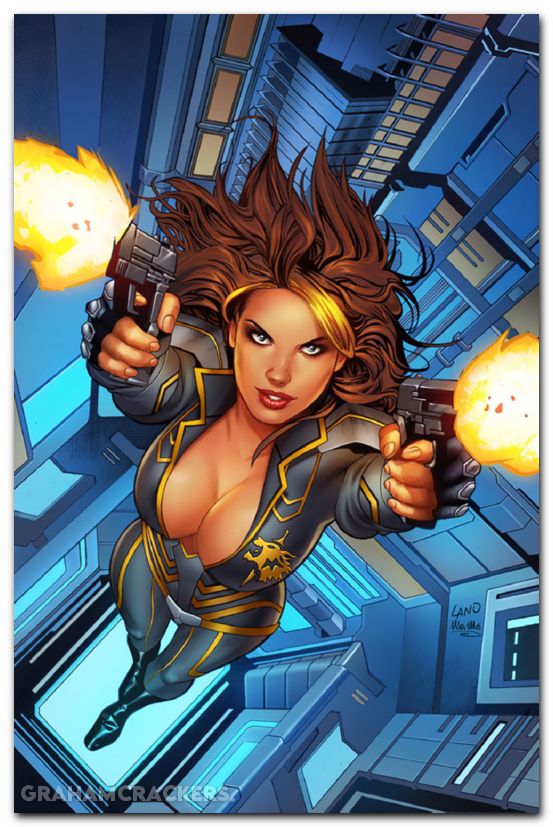 Robyn Hood Shadow Target #1 (2025) cover c land variant