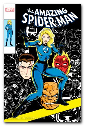 Amazing Spider-Man #65 (2022) vecchio fantastic four homage variant