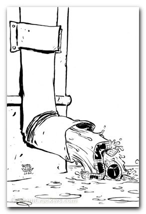 Amazing Spider-Man #66 (2022) young 8 deaths of spider-man b&w virgin variant