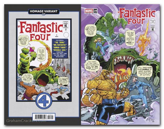 Fantastic Four #28 (2022) bressan fantastic four homage variant