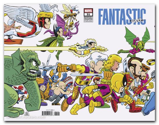 Fantastic Four #31 (2022) giarrusso marvel universe connecting variant