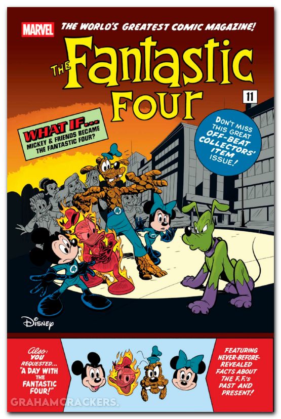 Fantastic Four #32 (2022) urbano disney what if fantastic four homage variant