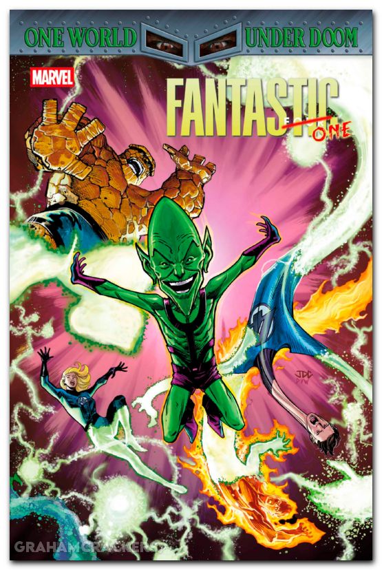 Fantastic Four #32 (2022) cassara impossible man pop up variant