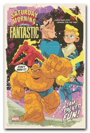Fantastic Four #33 (2022) galloway saturday morning variant
