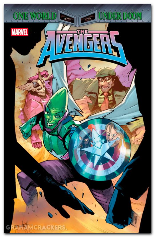 Avengers #26 (2023) schiti impossible man pop up variant
