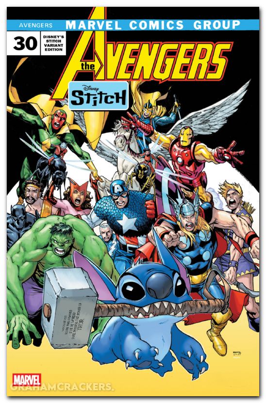 Avengers #30 (2023) ramos disney stitch variant