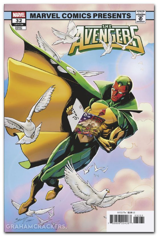 Avengers #32 (2023) bagley marvel comics presents variant