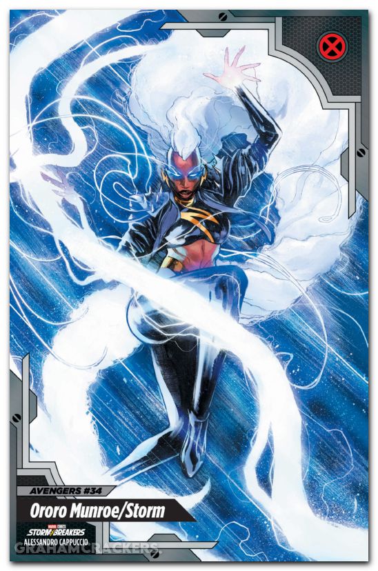 Avengers #34 (2023) cappuccio x-men trading card variant