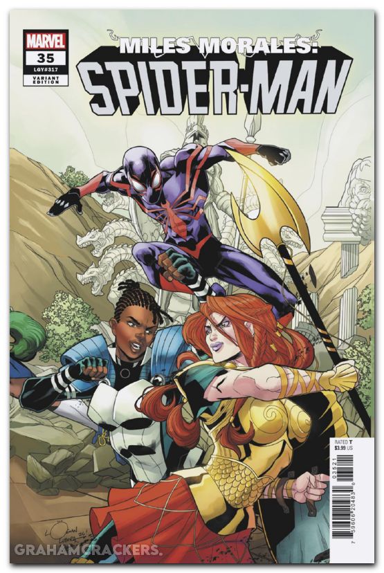 Miles Morales Spider-Man #35 (2022) lubera connecting variant