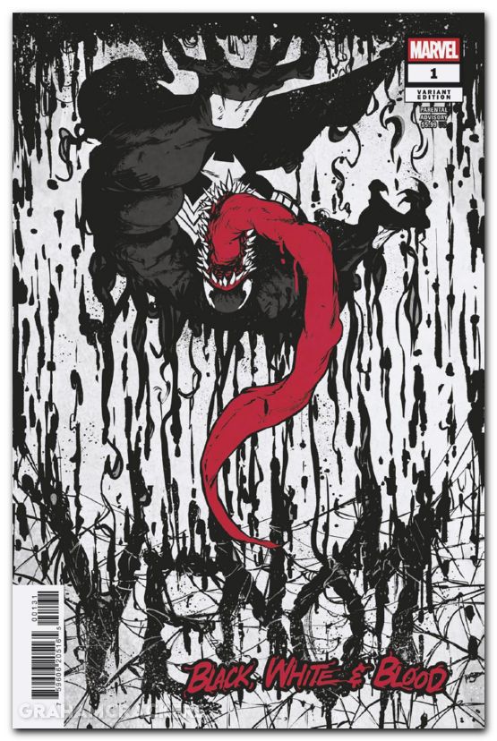 Venom Black White And Blood #1 (2025) greene variant