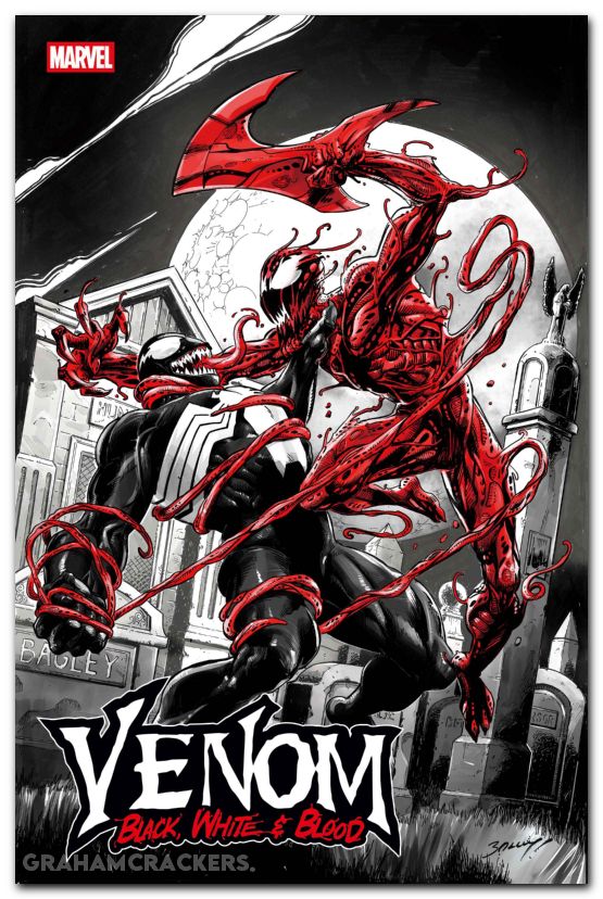 Venom Black White And Blood #1 (2025) bagley variant