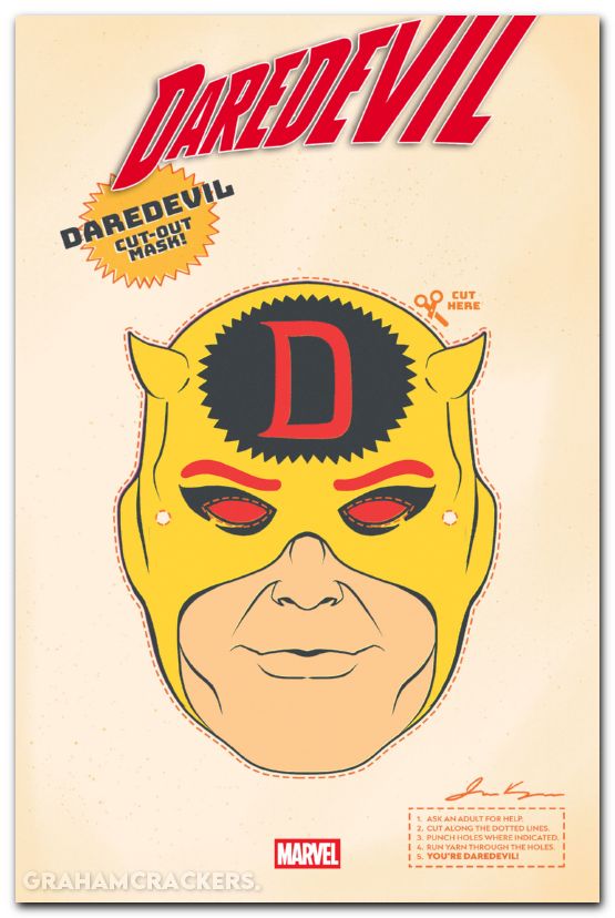 Daredevil #25 (2023) retro halloween mask variant