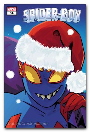 Spider-Boy #14 (2023) bustos winter holiday variant