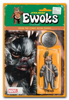 Star Wars Ewoks #3 (2024) christopher action figure variant