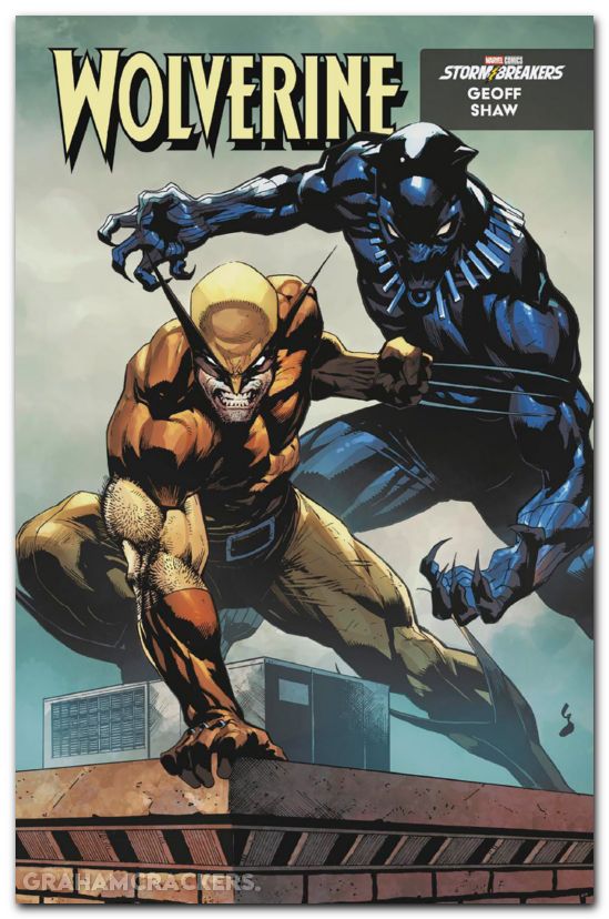 Wolverine #15 (2024) shaw black panther variant