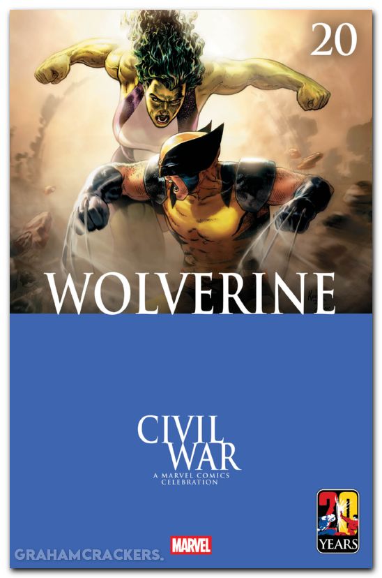 Wolverine #20 (2024) kuder civil war celebration variant