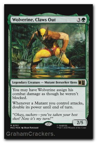 Wolverine #22 (2024) tbd artist magic the gathering variant
