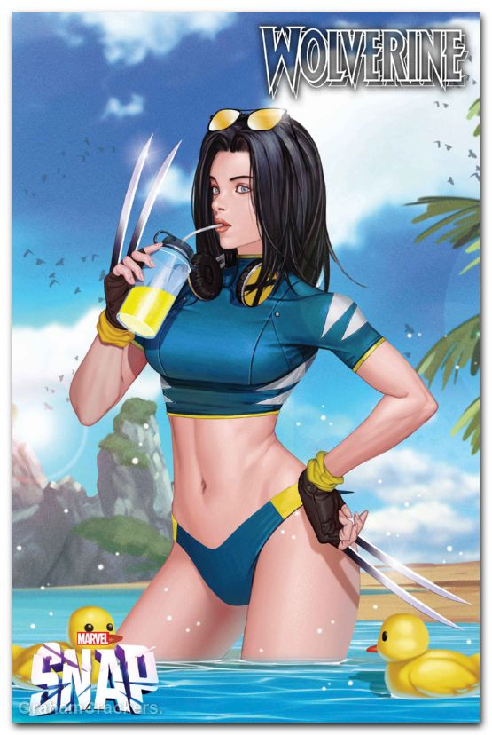 Wolverine #24 (2024) lee marvel snap swimsuit variant | Graham