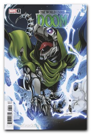 One World Under Doom #3 godtail doomasaur variant