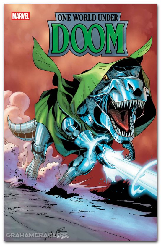 One World Under Doom #8 larroca doomasaur variant
