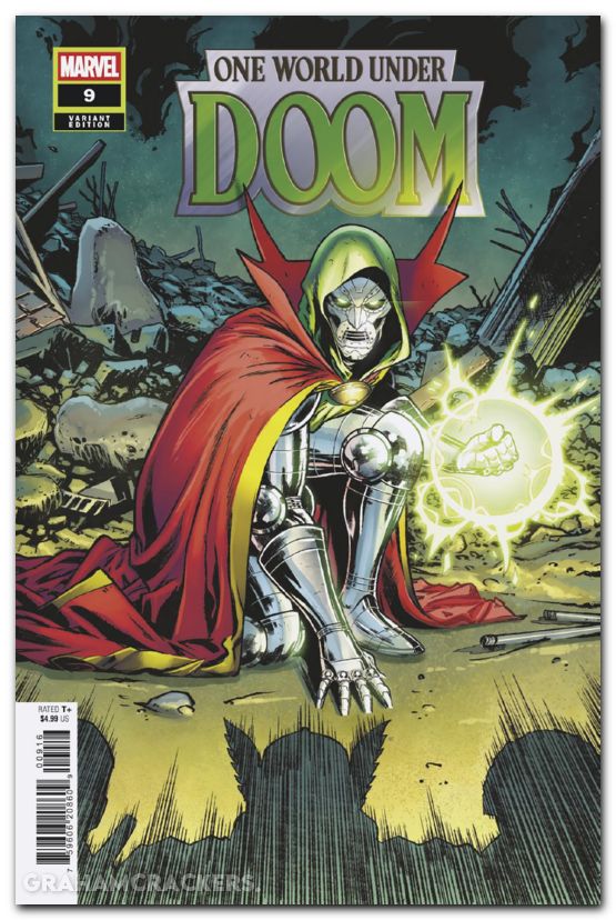 One World Under Doom #9 della fonte variant