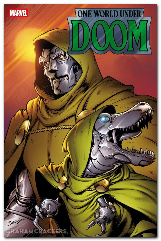 One World Under Doom #9 bagley doomasaur variant