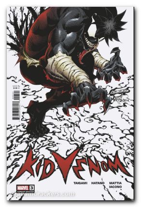 Kid Venom #3 tan homage variant