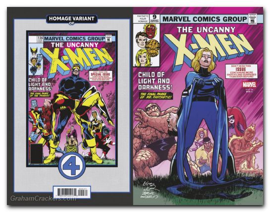 Uncanny X-Men #9 (2024) lopez fantastic four homage variant