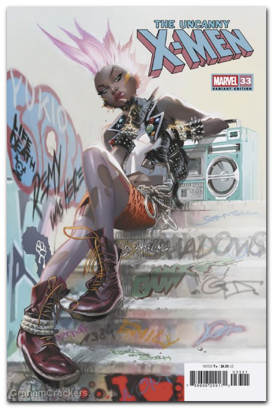 Uncanny X-Men #33 (2024) lozano 80s storm variant