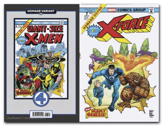 X-Force #7 (2024) von eeden fantastic four homage variant