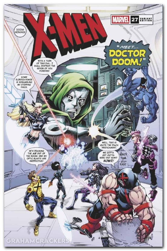 X-Men #27 (2024) nauck doom homage variant