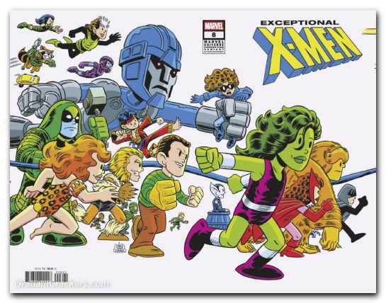 Exceptional X-Men #8 (2024) giarrusso marvel universe connecting variant