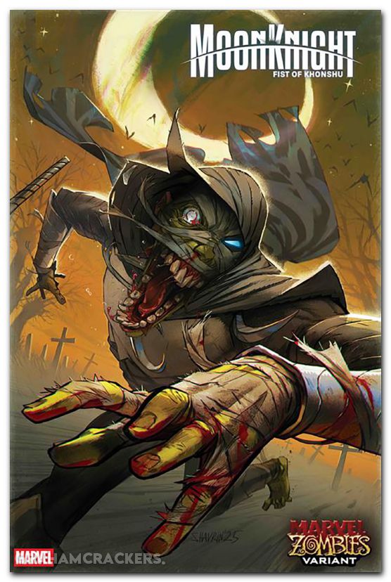 Moon Knight Fist Of Khonshu #13 (2024) shavrin marvel zombies variant