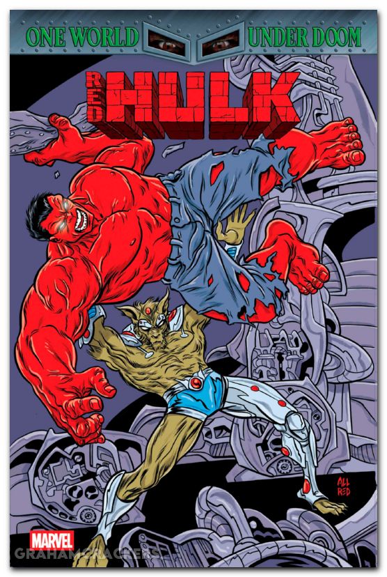 Red Hulk #6 (2025) allred retrovision variant